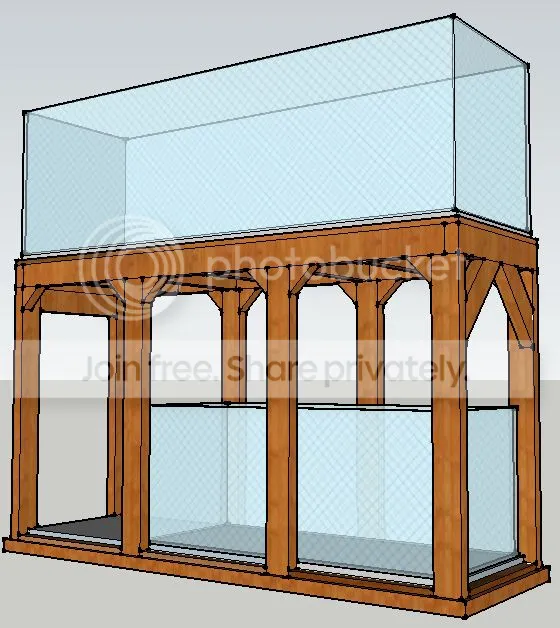 Stativritning i SketchUp utan klädsel och luckor