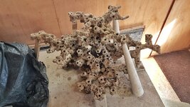 Detalj på den modulära strukturen